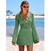 image:imageANRABESS Women Swimsuit Coverup Swimwear Crochet Bathing Suit Beach DressGrass