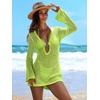 image:imageANRABESS Women Swimsuit Coverup Swimwear Crochet Bathing Suit Beach DressGreen