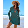 image:imageANRABESS Women Swimsuit Coverup Swimwear Crochet Bathing Suit Beach DressLake