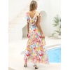 image:imageANRABESS Women Wedding Guest Dresses Floral Empire Waist Maxi DressFloral Pink Yellow