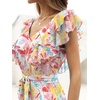 image:imageANRABESS Women Wedding Guest Dresses Floral Empire Waist Maxi DressFloral Pink Yellow