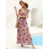 image:imageANRABESS Women Wedding Guest Dresses Floral Empire Waist Maxi DressFloral Red Rose
