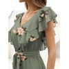 image:imageANRABESS Women Wedding Guest Dresses Floral Empire Waist Maxi DressYellow Floral Green
