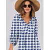 image:imageANRABESS Womens Boho Floral 34 Puff Sleeve Maxi DressBlue