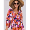 image:imageANRABESS Womens Boho Floral 34 Puff Sleeve Maxi DressPrint Floral Butterfly