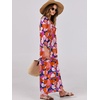 image:imageANRABESS Womens Boho Floral 34 Puff Sleeve Maxi DressPrint Floral Butterfly