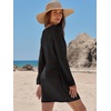 image:imageANRABESS Womens Crochet Swimsuit Cover Ups Summer Beach Vacation DressesBlack