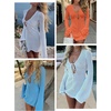 image:imageANRABESS Womens Crochet Swimsuit Cover Ups Summer Beach Vacation DressesOrange