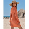 image:imageANRABESS Womens Crochet Swimsuit Cover Ups Summer Beach Vacation DressesOrange