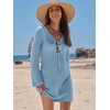 image:imageANRABESS Womens Crochet Swimsuit Cover Ups Summer Beach Vacation DressesSky