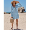 image:imageANRABESS Womens Crochet Swimsuit Cover Ups Summer Beach Vacation DressesSky