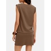 image:imageANRABESS Womens Skirt Sets Summer 2 piece OutfitsBrown