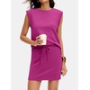 image:imageANRABESS Womens Skirt Sets Summer 2 piece OutfitsHot Pink