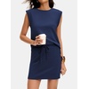 image:imageANRABESS Womens Skirt Sets Summer 2 piece OutfitsNavy Blue