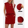 image:imageANRABESS Womens Skirt Sets Summer 2 piece OutfitsRed