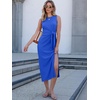 image:imageANRABESS Womens Sleeveless TShirt Midi Tank DressRoyal Blue