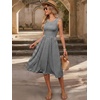 image:imageANRABESS Womens Smocked Summer Sleeveless Midi DressesBlack Striped