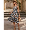 image:imageANRABESS Womens Smocked Summer Sleeveless Midi DressesFlower Cluster