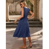 image:imageANRABESS Womens Smocked Summer Sleeveless Midi DressesNavy Blue