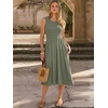 image:imageANRABESS Womens Smocked Summer Sleeveless Midi DressesOlive