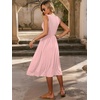 image:imageANRABESS Womens Smocked Summer Sleeveless Midi DressesPink Round Dot