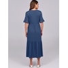 image:imageANRABESS Womens Summer Casual Maxi Dresses Ruffle Short Sleeve DressBlue