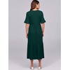 image:imageANRABESS Womens Summer Casual Maxi Dresses Ruffle Short Sleeve DressDark Green