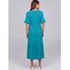 image:imageANRABESS Womens Summer Casual Maxi Dresses Ruffle Short Sleeve DressLake Green