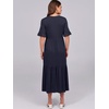 image:imageANRABESS Womens Summer Casual Maxi Dresses Ruffle Short Sleeve DressNavy Blue
