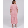 image:imageANRABESS Womens Summer Casual Maxi Dresses Ruffle Short Sleeve DressPink Floral