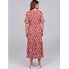 image:imageANRABESS Womens Summer Casual Maxi Dresses Ruffle Short Sleeve DressRed Floral