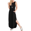 image:imageANRABESS Womens Summer Maxi Dress Sleeveless Casual Sundress with PocketsBlack