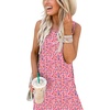 image:imageANRABESS Womens Summer Maxi Dress Sleeveless Casual Sundress with PocketsFloral Pink