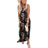 image:imageANRABESS Womens Summer Maxi Dress Sleeveless Casual Sundress with PocketsFloral Roses