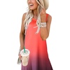 image:imageANRABESS Womens Summer Maxi Dress Sleeveless Casual Sundress with PocketsGradual Red