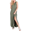 image:imageANRABESS Womens Summer Maxi Dress Sleeveless Casual Sundress with PocketsOlive