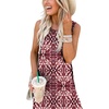 image:imageANRABESS Womens Summer Maxi Dress Sleeveless Casual Sundress with PocketsPrint Red