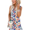 image:imageANRABESS Womens Summer Maxi Dress Sleeveless Casual Sundress with PocketsTie Dy Rainbow