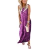 image:imageANRABESS Womens Summer Maxi Dress Sleeveless Casual Sundress with PocketsTie Dye Black Purple