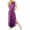 image:imageANRABESS Womens Summer Maxi Dress Sleeveless Casual Sundress with PocketsTie Dye Black Purple