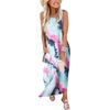 image:imageANRABESS Womens Summer Maxi Dress Sleeveless Casual Sundress with PocketsTie Dye Purple