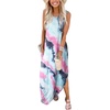 image:imageANRABESS Womens Summer Maxi Dress Sleeveless Casual Sundress with PocketsTie Dye Purple