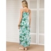 image:imageANRABESS Womens Summer Maxi Dress Spaghetti Strap Sundress with PocketsGreen Leaf
