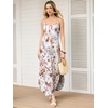 image:imageANRABESS Womens Summer Maxi Dress Spaghetti Strap Sundress with PocketsInk Wash Floral