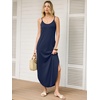 image:imageANRABESS Womens Summer Maxi Dress Spaghetti Strap Sundress with PocketsNavy Blue