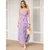 image:imageANRABESS Womens Summer Maxi Dress Spaghetti Strap Sundress with PocketsPurple Rose
