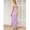 image:imageANRABESS Womens Summer Maxi Dress Spaghetti Strap Sundress with PocketsPurple Rose