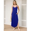 image:imageANRABESS Womens Summer Maxi Dress Spaghetti Strap Sundress with PocketsRoyal
