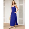 image:imageANRABESS Womens Summer Maxi Dress Spaghetti Strap Sundress with PocketsRoyal