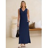 image:imageANRABESS Womens Summer Sundress Wrinkle Free Sleeveless Maxi Dress ampPockets